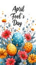 Concepts of April Fool's Day or April Fool's Day. Royalty Free Stock Photo