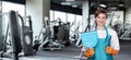 Concepts of cleaning services in training gyms