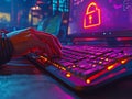 Concepts like cyberattack, cybercrime, and internet crime, encompassing scams and hacking, are illustrated through