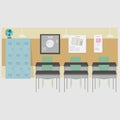 Back Class Background Design Royalty Free Stock Photo
