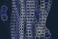 Conceptual background hexagon pattern for design. Abstract, web, texture & shape. Royalty Free Stock Photo