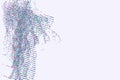 Conceptual background motion, particle or random pattern for design. Shape, vector, digital & repeat. Royalty Free Stock Photo