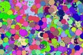 Conceptual background motion, particle or random pattern for design. Template, abstract, details & web. Royalty Free Stock Photo