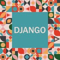 Conceptual business illustration with the words django. Learn django programming language, computer courses, training. Royalty Free Stock Photo