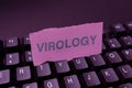 Writing displaying text Virology. Business idea Virology Abstract Typing Lesson And Lecture Plans, Retyping Song Lyrics