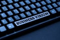 Conceptual caption Business Vision. Business concept grow your business in the future based on your goals Converting