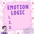 Conceptual caption Emotion Logic. Conceptual photo Heart or Brain Soul or Intelligence Confusion Equal Balance