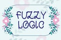 Conceptual caption Fuzzy Logic. Business idea checks for extent of dirt and grease amount of soap and water Blank Frame