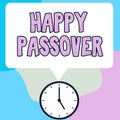 Handwriting text Happy Passover. Business approach a Jewish holiday commemorating the Hebrews liberation from slavery