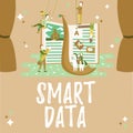 Conceptual caption Smart Data. Business approach digital information that is formatted for further consolidation Fixing