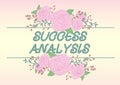 Conceptual caption Success Analysis. Conceptual photo creating graph to determine increase in sales or profits Frame