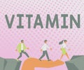 Handwriting text Vitamin. Business showcase organic molecule that is essential micronutrient that organism needs