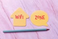Conceptual caption Wifi Zone. Business concept provide wireless highspeed Internet and network connections New Idea