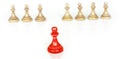 Conceptual chess Royalty Free Stock Photo
