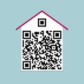 Conceptual design of two-dimensional code, Is the shape of the house.