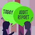 Conceptual display Audit Report. Business overview An appraisal of complete financial status of a business Assets Couple