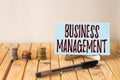 Conceptual display Business Management. Business concept Overseeing Supervising Coordinating Business Operations Empty Royalty Free Stock Photo