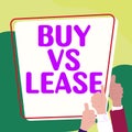 Conceptual display Buy Vs Lease. Business overview Own something versus borrow it Advantages Disadvantages