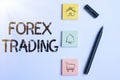 Conceptual display Forex Trading. Business showcase exchange of currencies between two or more countries Flashy School