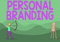 Handwriting text Personal Branding. Business overview Marketing themselves and their careers as brands Lady Archer