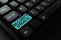 Conceptual display Security Breach. Internet Concept incident that results in unauthorized access of data Word Royalty Free Stock Photo