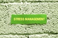 Conceptual display Stress Management. Conceptual photo failure is a part of your road or progress to success Royalty Free Stock Photo