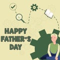 Sign displaying Tomorrow Is Friday. Business idea time of year to celebrate fathers all over the world