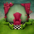 Fantasy background Wonderland Royalty Free Stock Photo