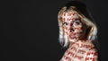 conceptual female portrait program failure hacker