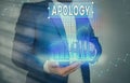 Conceptual hand writing showing Apology. Business photo text a written or spoken expression of one s is regret remorse or sorrow