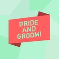 Conceptual hand writing showing Bride And Groom. Business photo text Man and woanalysis who are about to get married