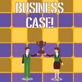 Conceptual hand writing showing Business Case. Business photo text provides justification for undertaking a project or