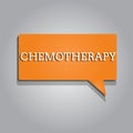 Conceptual hand writing showing Chemotherapy. Business photo text Effective way of treating cancerous tissues in the body Royalty Free Stock Photo