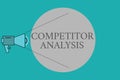 Conceptual hand writing showing Competitor Analysis. Business photo text Determine the Strength Weakness of Competitive