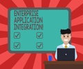 Conceptual hand writing showing Enterprise Application Integration. Business photo text connecting enterprise