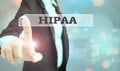 Conceptual hand writing showing Hipaa. Business photo text Acronym stands for Health Insurance Portability Accountability Royalty Free Stock Photo