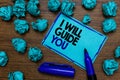 Conceptual hand writing showing I Will Guide You. Business photo showcasing Help showing a route Influence to do or think somethin Royalty Free Stock Photo