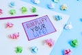 Conceptual hand writing showing Simplify Your Life. Business photo text focused on important and let someone else worry about less Royalty Free Stock Photo