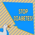 Conceptual hand writing showing Stop Diabetes. Business photo text Take care of your Sugar Levels Healthy Diet Nutrition
