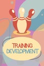 Conceptual hand writing showing Training Development. Business photo text Learn and Expand skills and knowledge Program