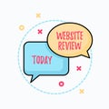 Conceptual hand writing showing Website Review. Business photo text Reviews that can be posted about businesses and