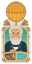 Jules Verne Illustration Royalty Free Stock Photo