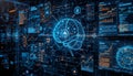 A conceptual image depicting artificial intelligence optimizing data mining processe
