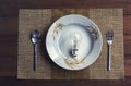The conceptual image depicts the eating of ideas Royalty Free Stock Photo