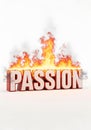 Burning Passion Concept Royalty Free Stock Photo