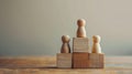 Conceptual image of a hierarchical structure representing