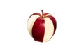 Conceptual image with red apple.