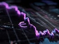 Conceptual image showcasing a graphical representation of fluctuating financial market data, evoking the dynamic and