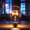A conceptual image showcasing a light bulb as a metaphor for an innovative breakthrough