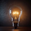 A conceptual image showcasing a light bulb as a metaphor for an innovative breakthrough